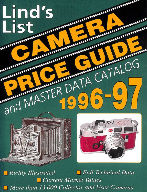 Lind's List Camera Price Guide and Master Data Catalog 1996-97 (Lind's List: Camera Price Guide and Master Catalog)