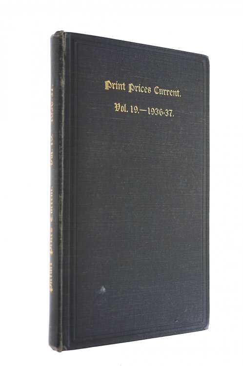 Print Prices Current Vol. 19 1936-1937