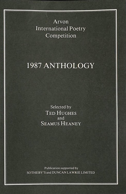 Arvon International Poetry Competition 1987 Anthology