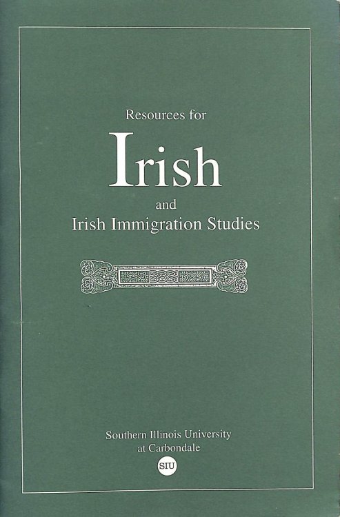 Resources for Irish and Irish immigration studies at Southern Illinois University at Carbondale