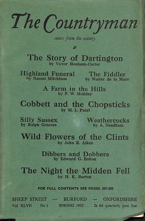 The Countryman: Vol XLVII No.1 - Spring 1953
