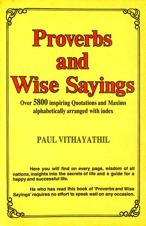 Proverbs and Wise Sayings