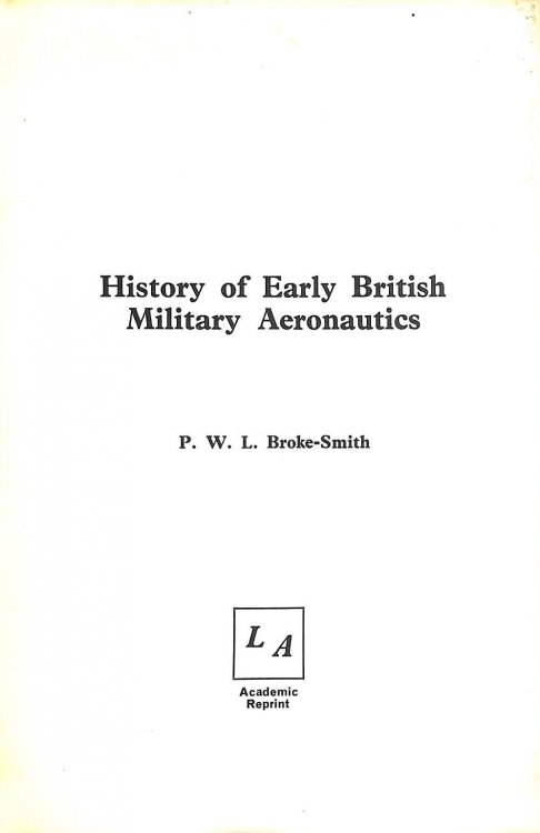 History of Early British Military Aeronautics