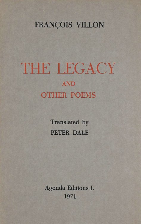 The legacy and other poems