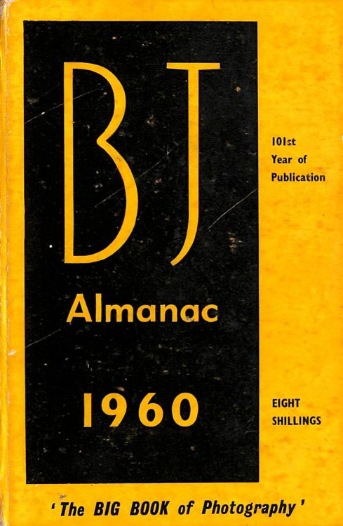 The British Journal Photographic Almanac 1960