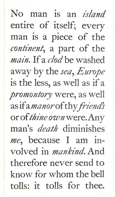 No Man is an Island: A selection from the prose of John Donne, Folio Society