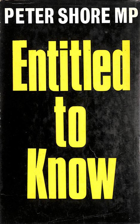 Entitled to Know