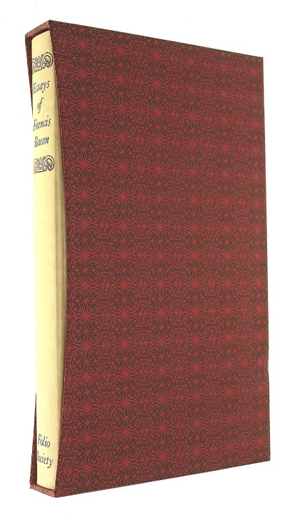 Essays or Councils, Civil and Moral of Francis Bacon, Lord Verulam Viscount St Albans, Folio Society