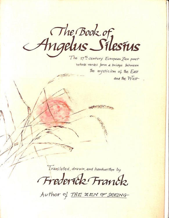 Book of Angelus Silesius: With Observations by the Ancient Zen Masters