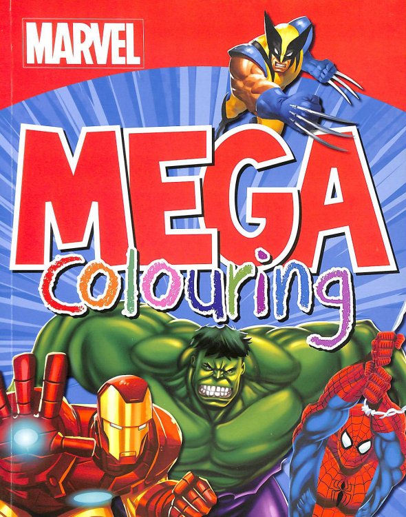 Marvel Super Heroes Mega Colouring