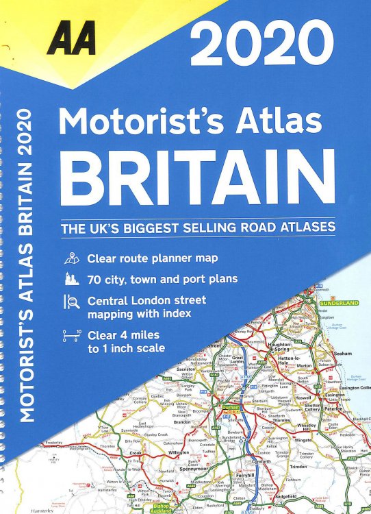 Motorists Atlas Britain 2020 Spiral bound (AA Road Atlas Britain)