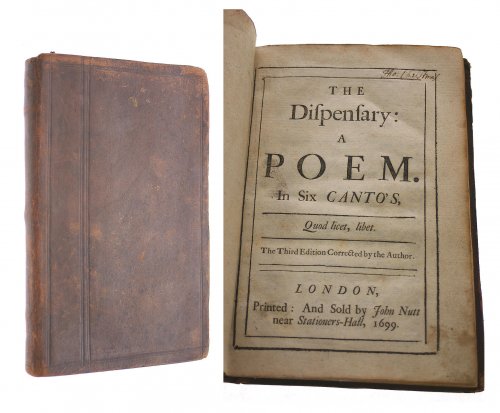 The Dispensary: A Poem In Six Canto's 1699