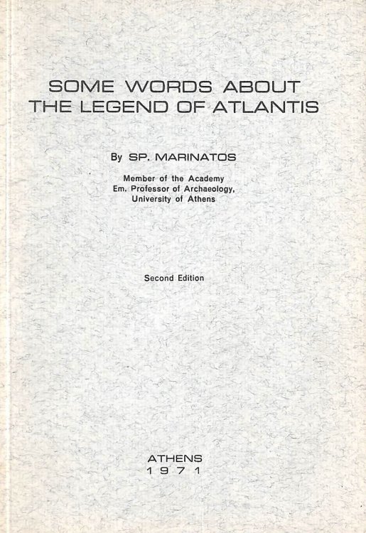 Some Words about the Legend of Atlantis