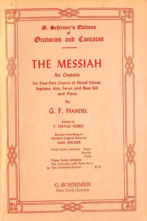 The Messiah The Christmas Section