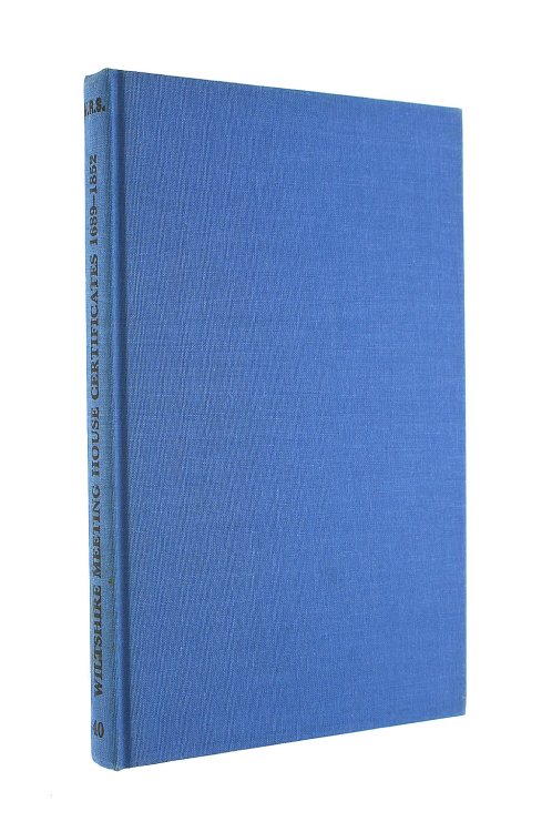 Wiltshire Dissenters' Meeting House Certificates and Registrations, 1689-1852