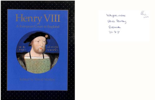 Image for Henry VIII: A European Court in England, Gift inscription by the author Henry VIII: A European Court in England, Gift inscription by the author