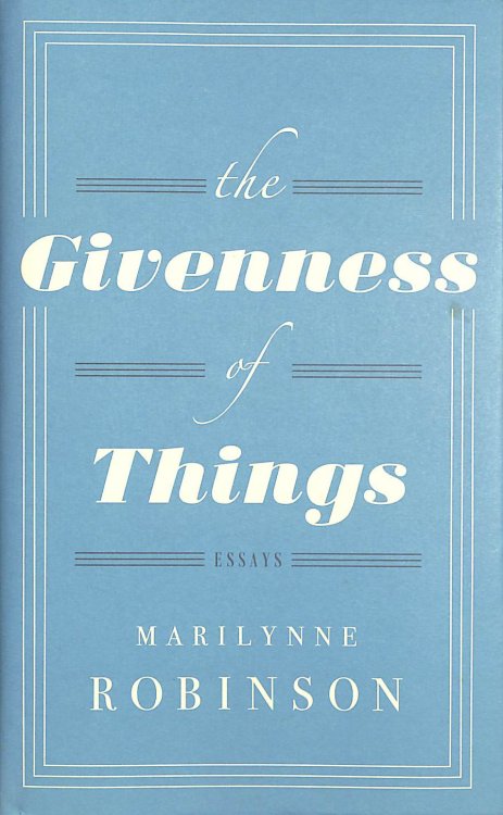 The Givenness Of Things