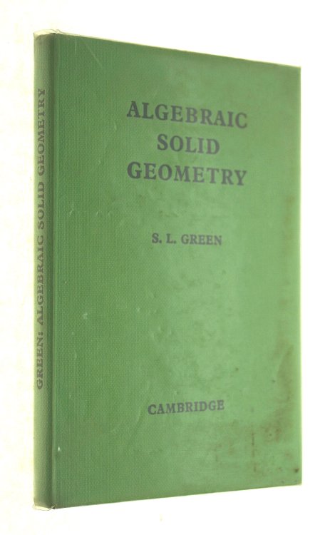 Algebraic Solid Geometry