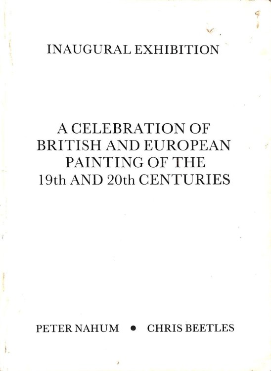 A Celebration of British and European Painting of the 19th and 20th Centuries, Inagural Exhibition