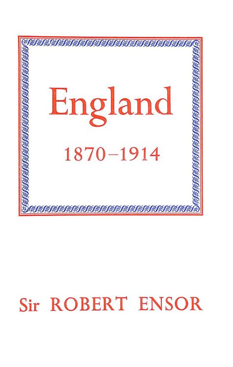 England 1870-1914