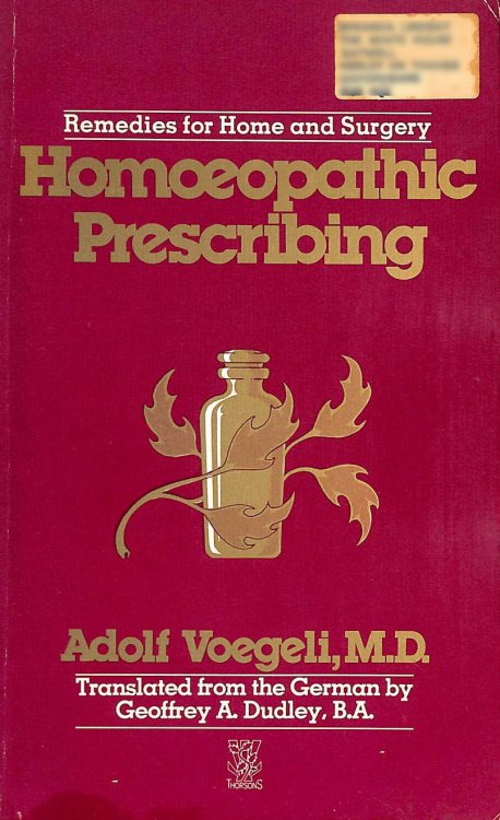 Homoeopathic Prescribing