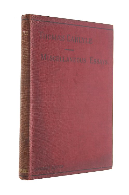 Critical And Miscellaneous Essays, Collected And Republished Volume V