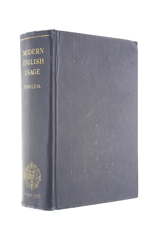 Dictionary of Modern English Usage