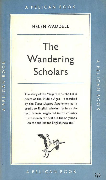The wandering scholars (Pelican books series)