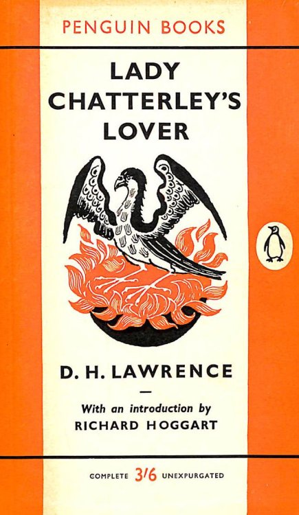Lady Chatterley's Lover. Penguin Fiction No 1484