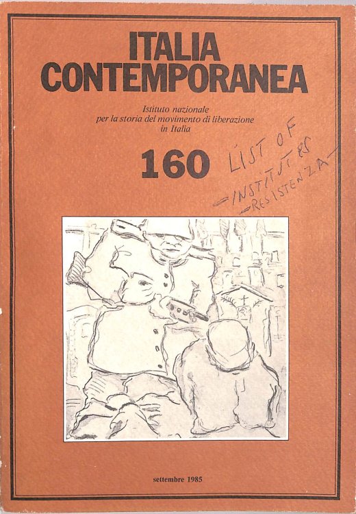 Italia contemporanea (160, settembre 1985 )