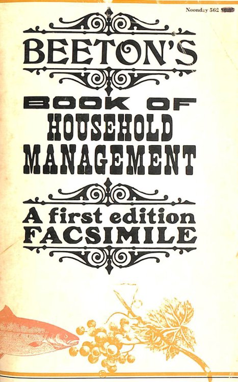 Beeton's Book of Household Management: A First Edition Facsimile
