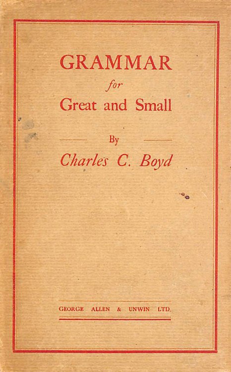 Grammar for Great and Small