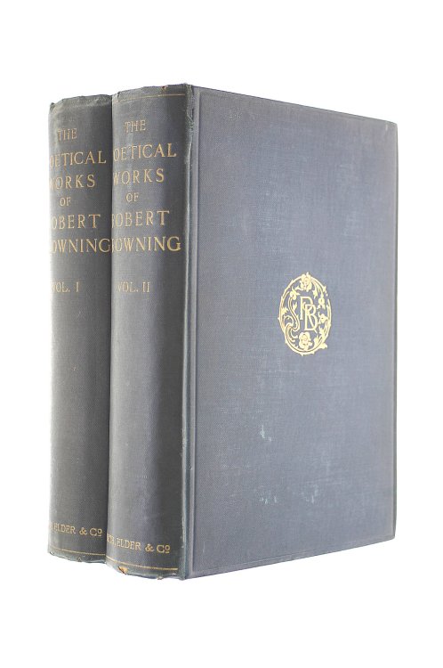 The Poetical Works of Robert Browning with portraits Vol. I and II