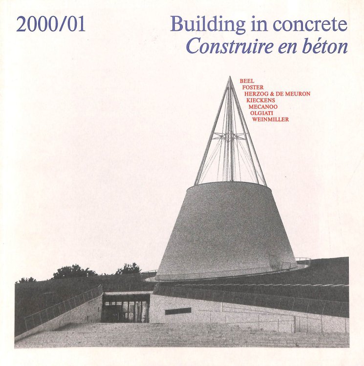 Building In Concrete / Construire En Beton 2000 / 01