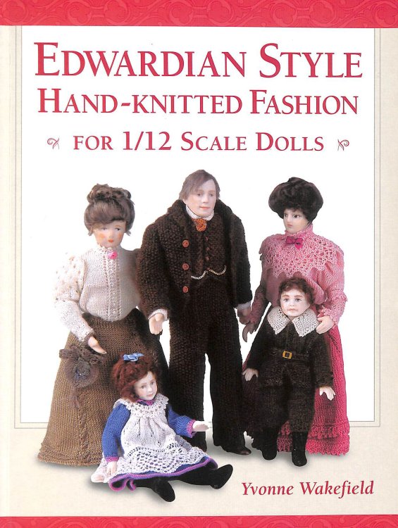 Edwardian Style Hand Knitted Fashion for 1 / 12th Scale Dolls