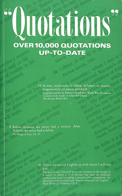 Quotations: Over 10,000 Quotations Up-To-Date.