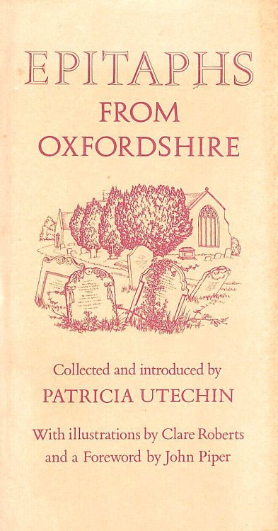 Epitaphs from Oxfordshire