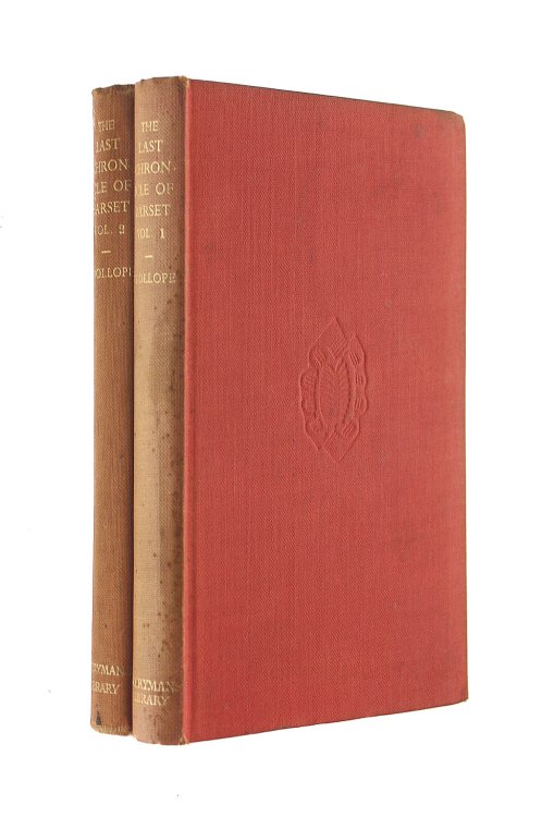 The Last Chronicle Of Barset Volume One And Two (1, 2 I, Ii)