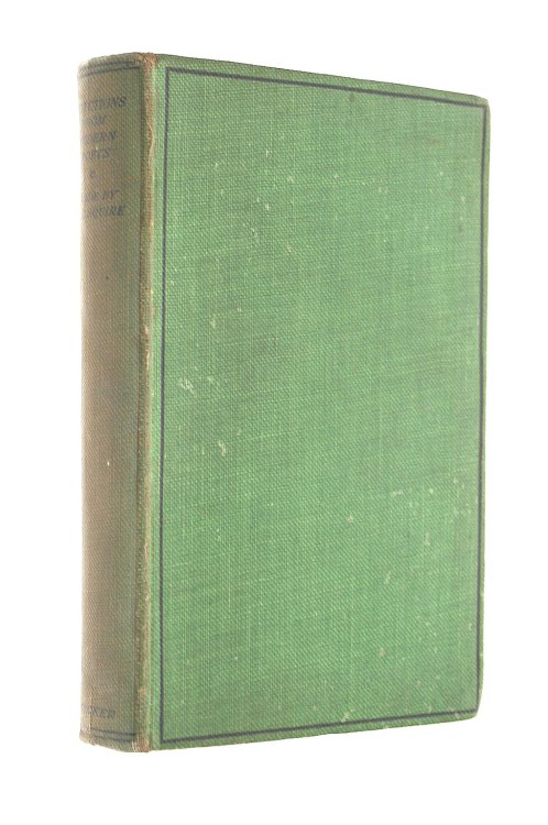 Selections From Modern Poets