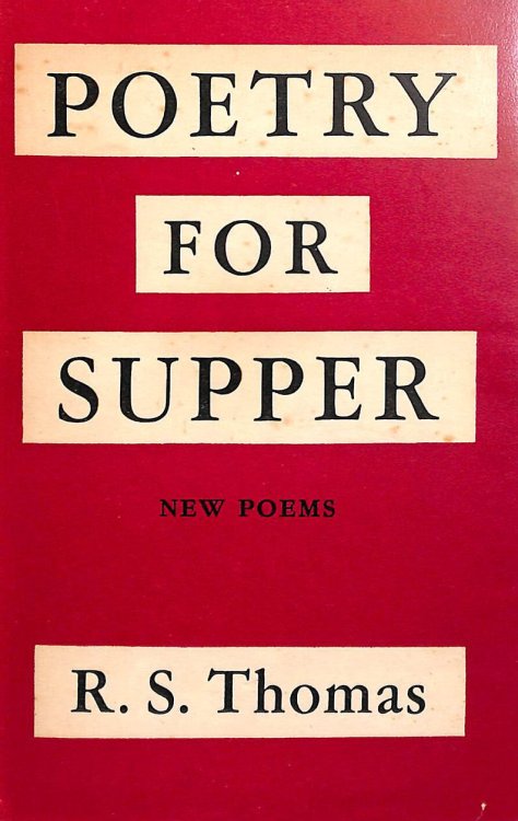 Poetry for supper / Ronald Stuart Thomas