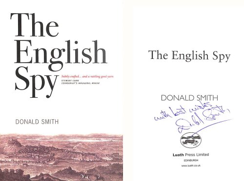 The English Spy, Gift inscription by the author