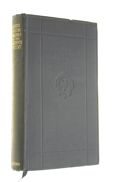 Lesser English Comedies of the Eighteenth Century, Signed by the editor