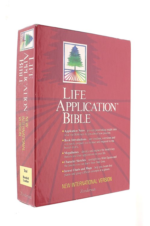 Life Application Bible / New International Version (Teal Bonded Leather)