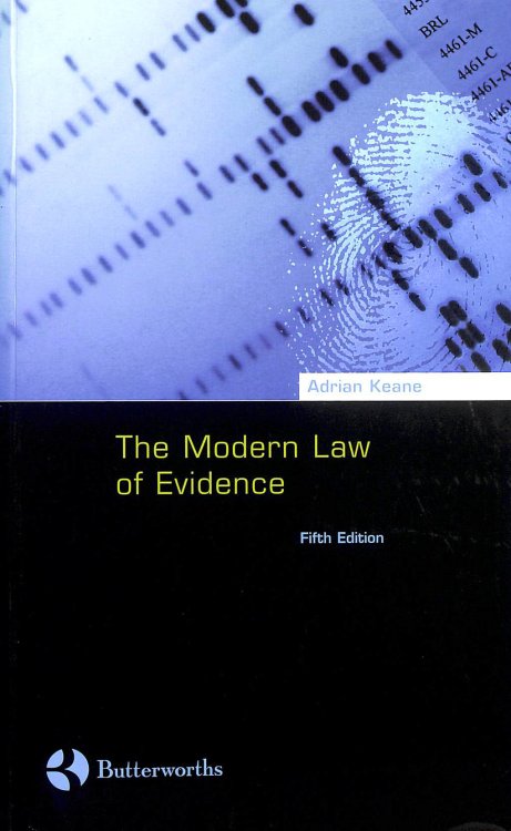 The Modern Law of Evidence, Gift inscription by the author