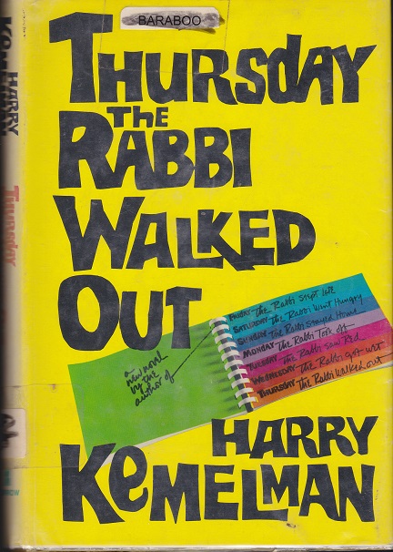 Thursday the Rabbi Walked Out