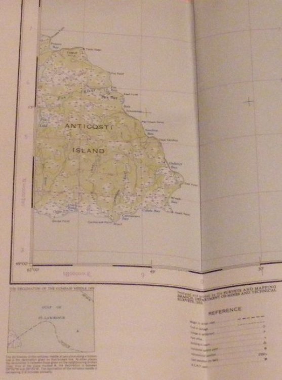 Fox Bay, Saguenay County, Quebec, 1:250000 Map Sheet 12F, Edition 1 ASE, Series A 501