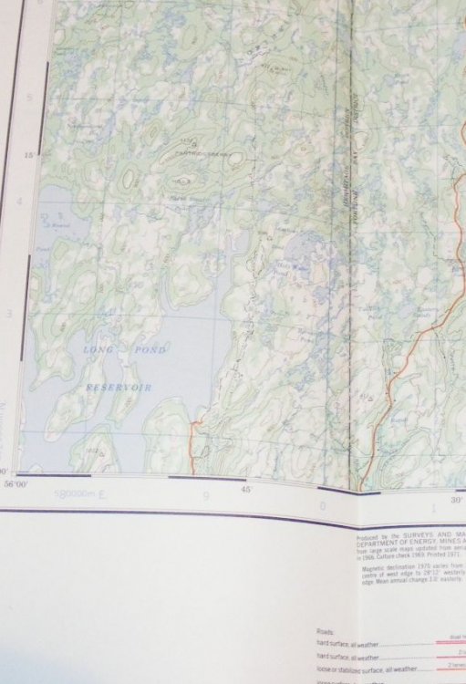 Gander Lake, Newfoundland, Canada, 1:250000 Map 2D
