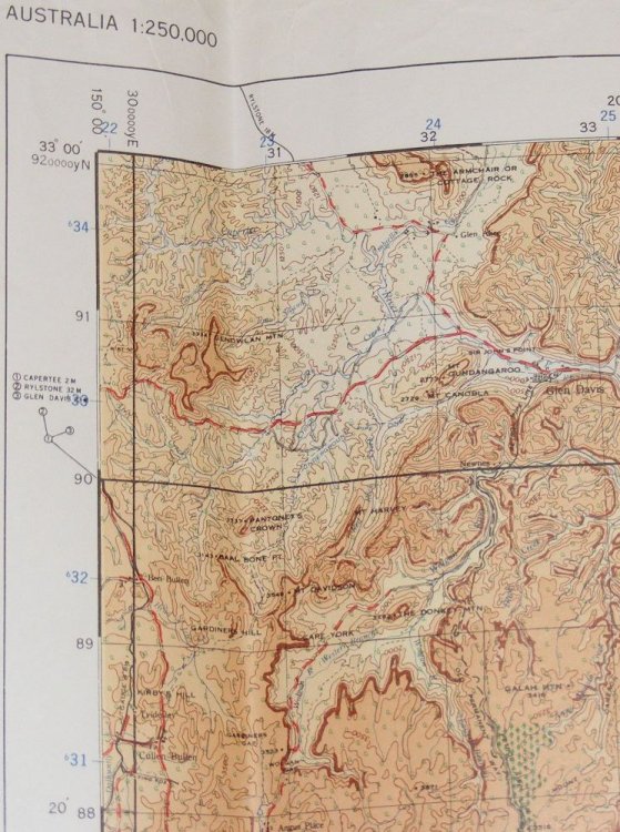 Sydney. 1:250000 Map SI 56-5 Edition 1 AAS, Series R 502