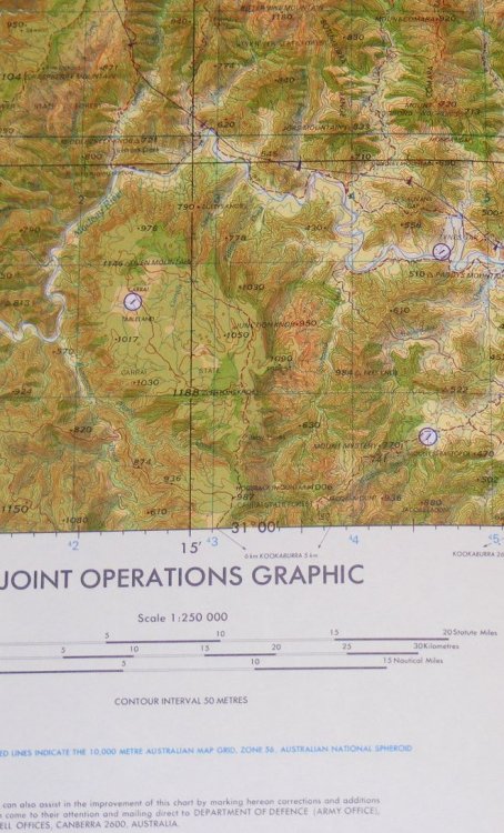 Dorrigo, Australia, 1:250000 Map, Sheet SH 56-10, Series 1501, Edition 1