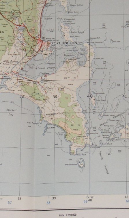 Lincoln, South Australia, Map Sheet SI 53-11 Edition 1 Series R 502